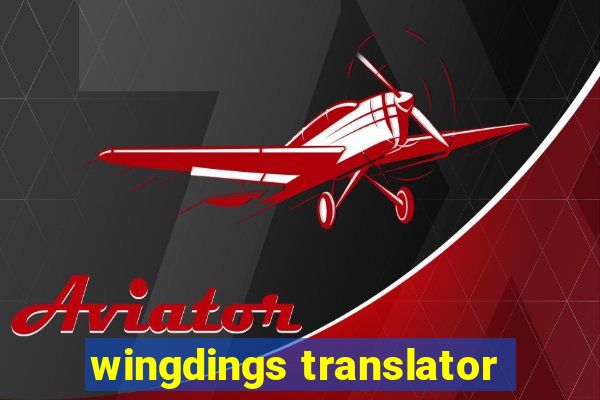 wingdings translator